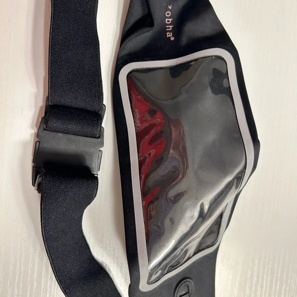 Obha Black Running Belt with Phone Holder